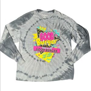 Nickelodeon Good Burger Long Sleeve Tie Dye Shirt